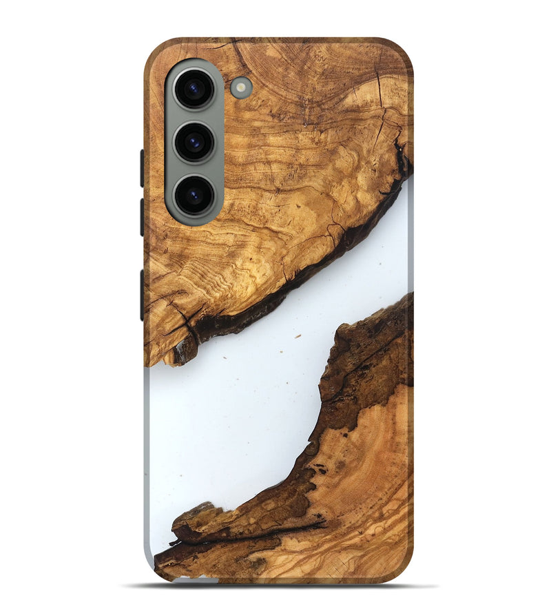 Galaxy S23 Plus Wood Live Edge Phone Case - Dax (Clear, 831653)