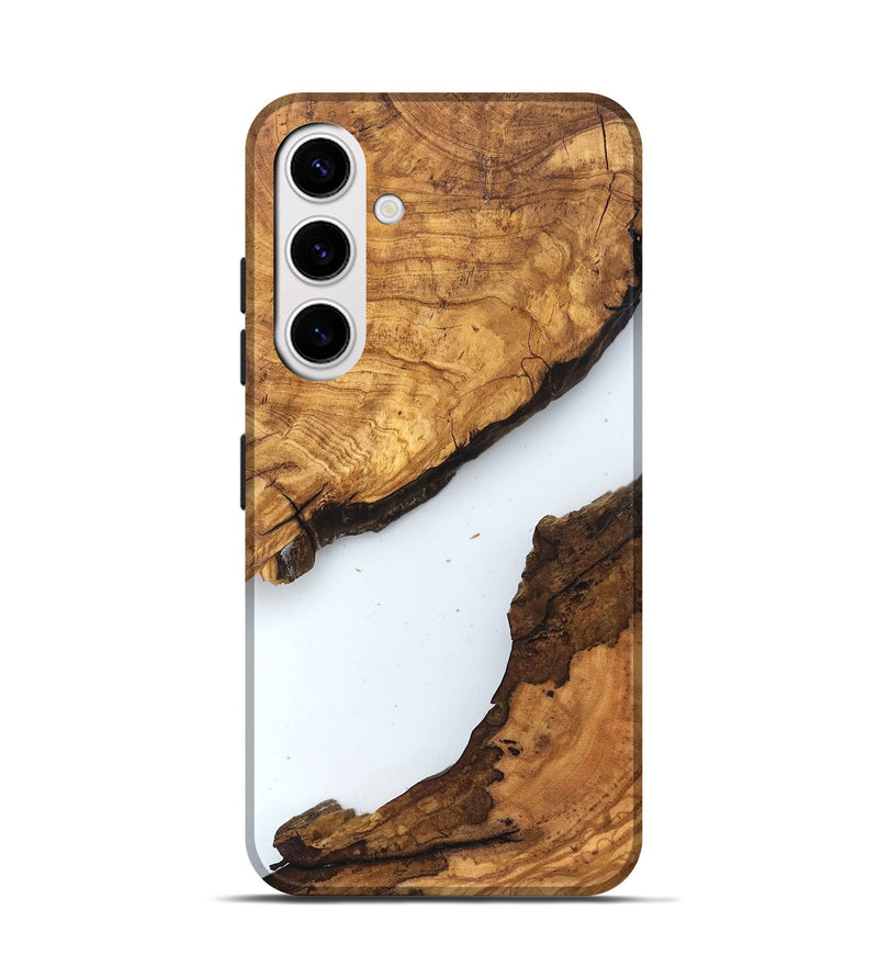 Galaxy S25 Wood Live Edge Phone Case - Dax (Clear, 831653)