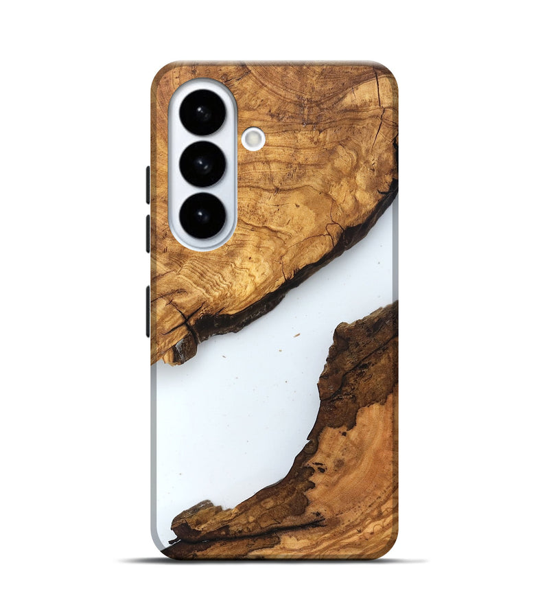 Galaxy S26 Wood Live Edge Phone Case - Dax (Clear, 831653)