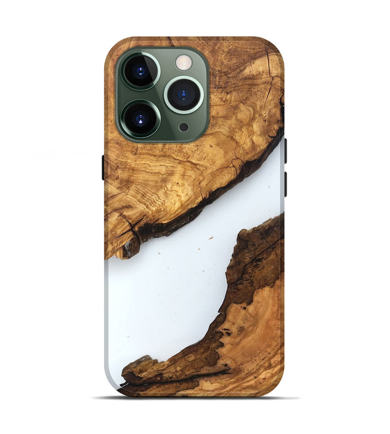 iPhone 13 Pro Wood Live Edge Phone Case - Dax (Clear, 831653)