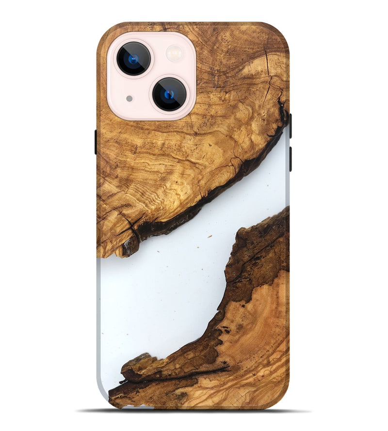 iPhone 14 Plus Wood Live Edge Phone Case - Dax (Clear, 831653)