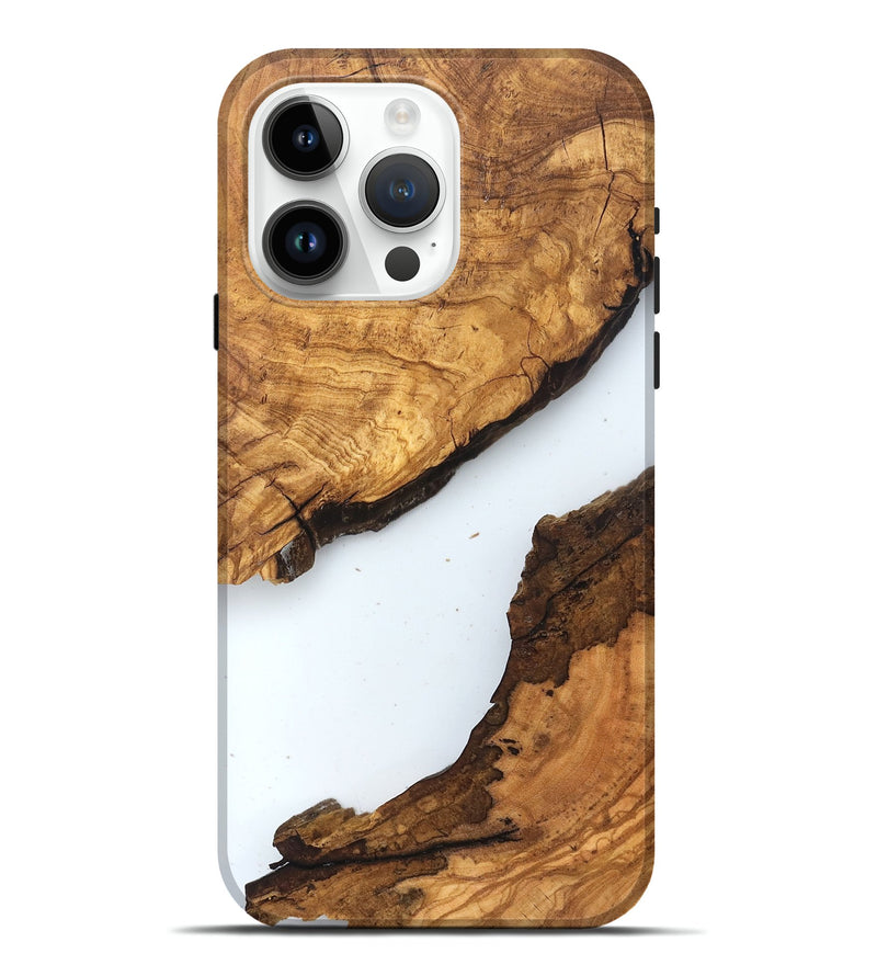 iPhone 15 Pro Max Wood Live Edge Phone Case - Dax (Clear, 831653)