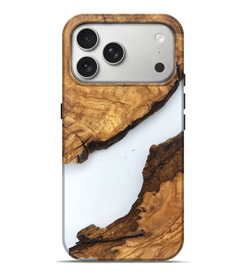 iPhone 17 Pro Max Wood Live Edge Phone Case - Dax (Clear, 831653)