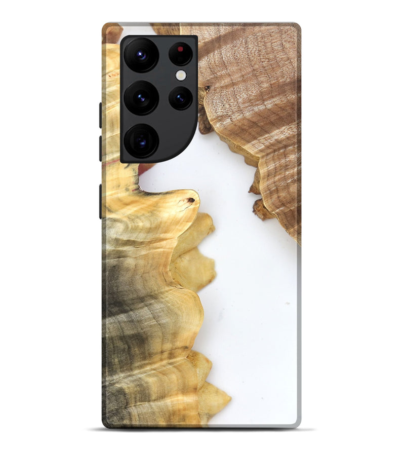 Galaxy S22 Ultra Wood Live Edge Phone Case - Haylie (Clear, 831654)