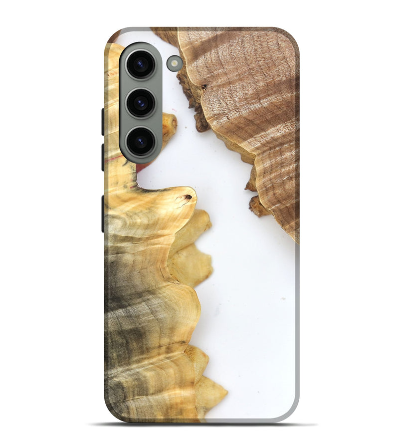 Galaxy S23 Plus Wood Live Edge Phone Case - Haylie (Clear, 831654)