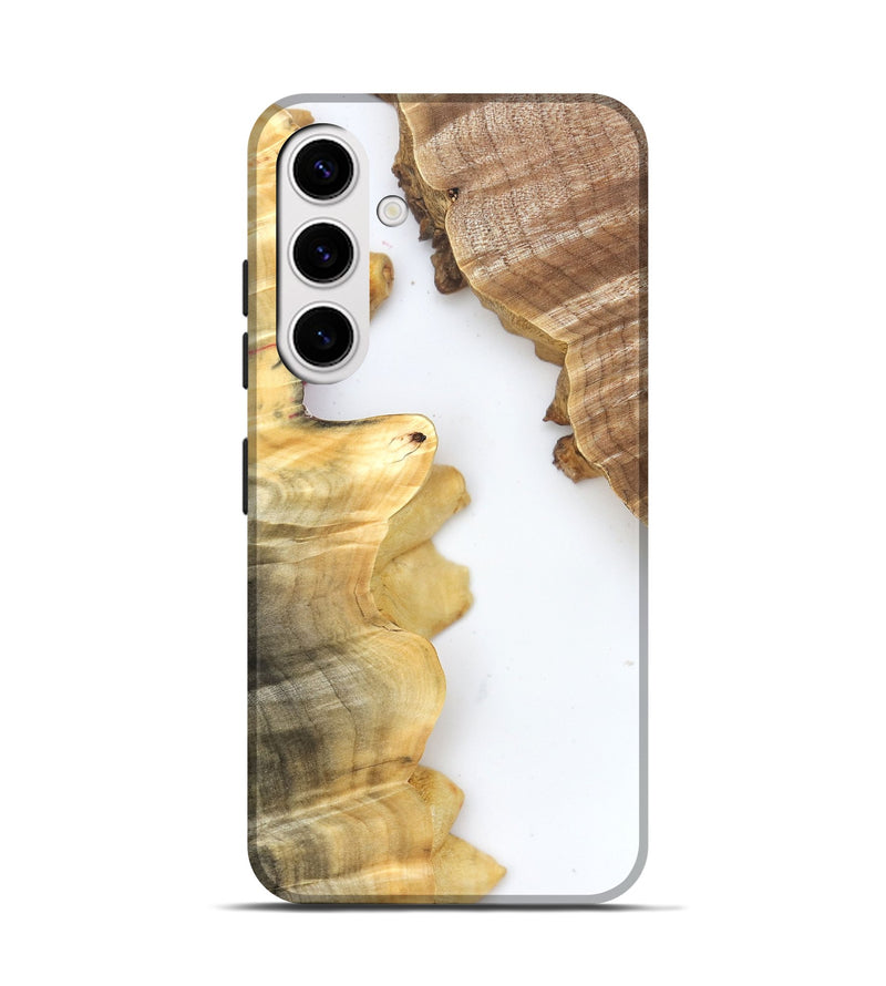 Galaxy S25 Wood Live Edge Phone Case - Haylie (Clear, 831654)