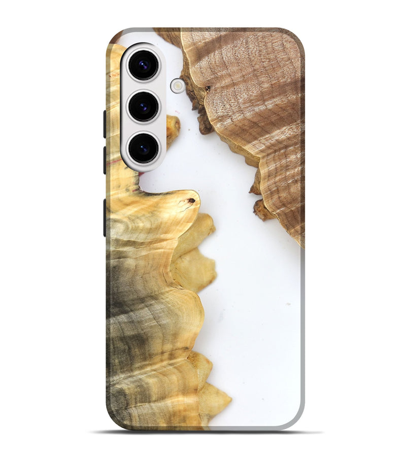 Galaxy S25 Plus Wood Live Edge Phone Case - Haylie (Clear, 831654)