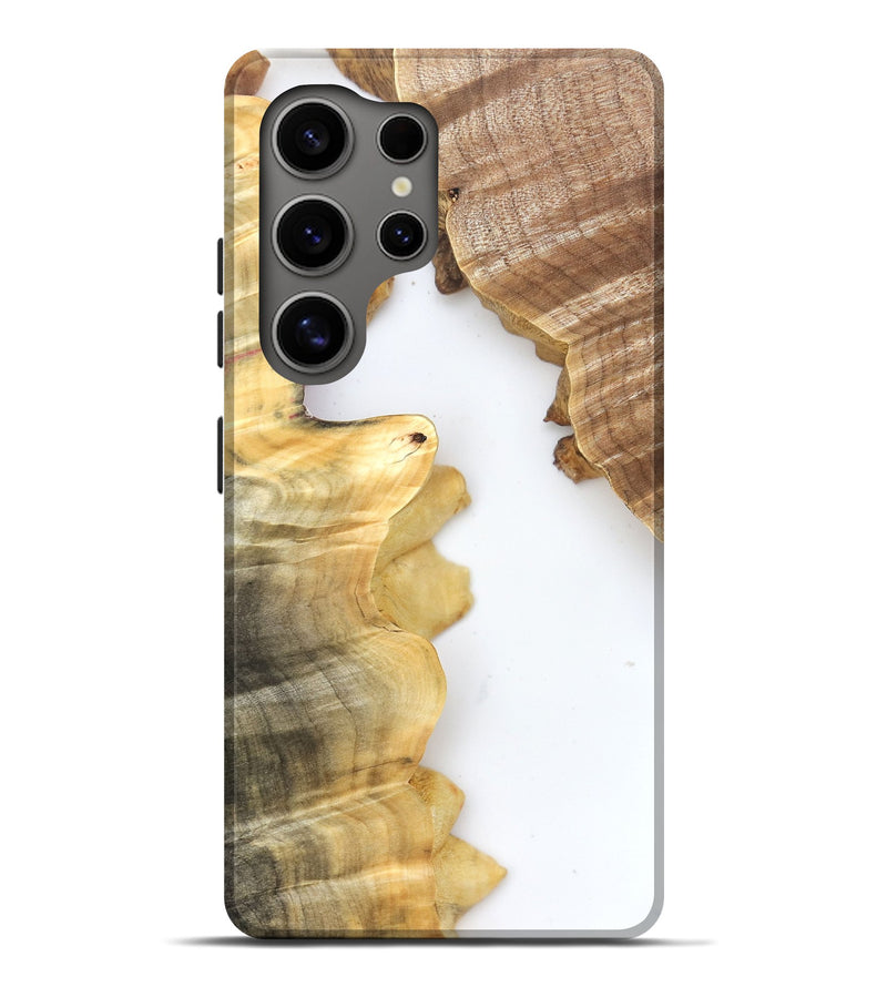Galaxy S25 Ultra Wood Live Edge Phone Case - Haylie (Clear, 831654)