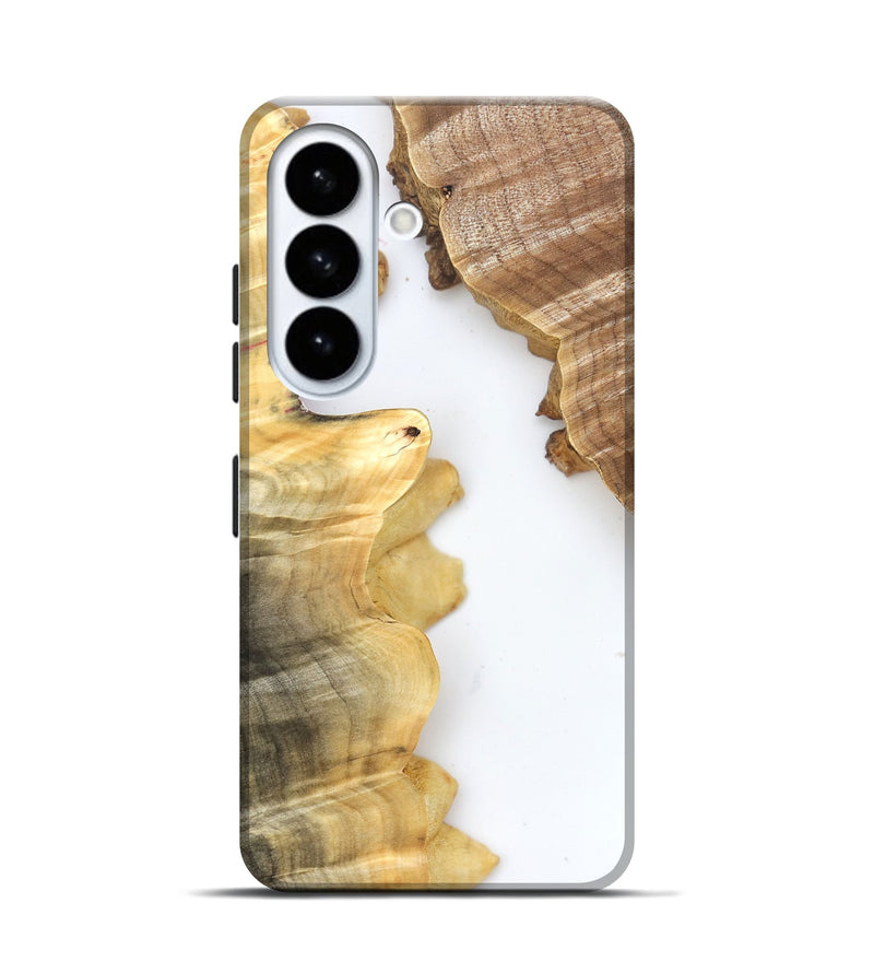 Galaxy S26 Wood Live Edge Phone Case - Haylie (Clear, 831654)