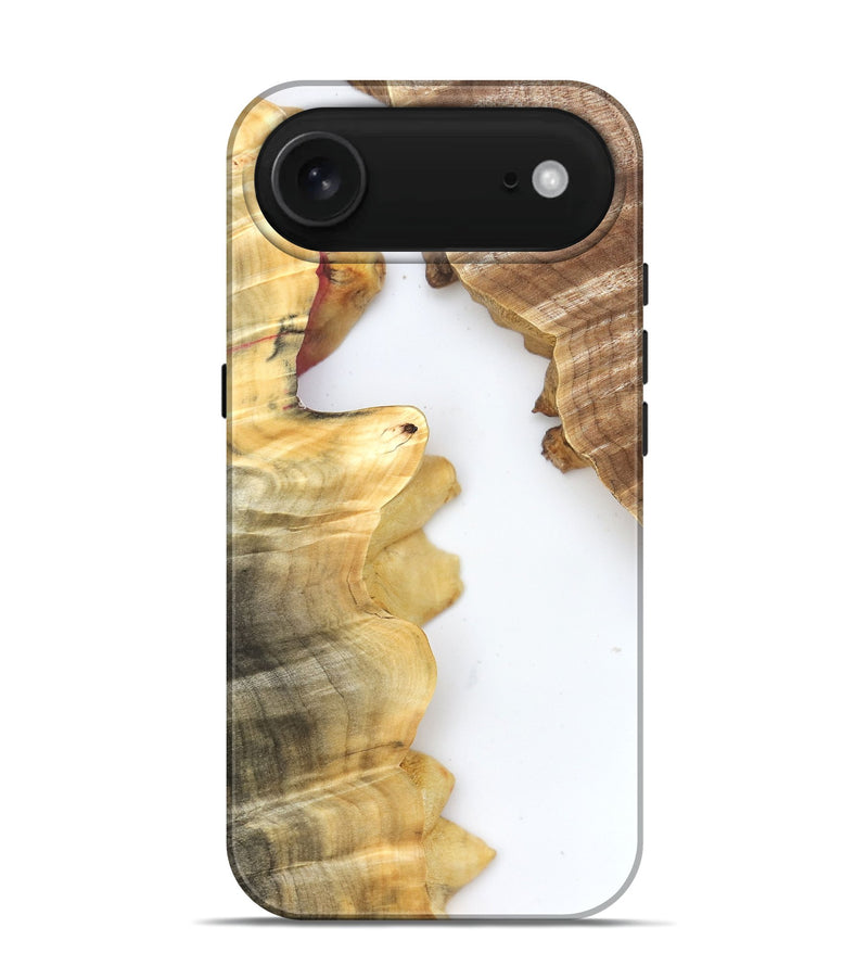 iPhone 17 Air Wood Live Edge Phone Case - Haylie (Clear, 831654)