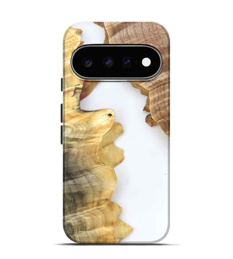Pixel 11 Pro Wood Live Edge Phone Case - Haylie (Clear, 831654)