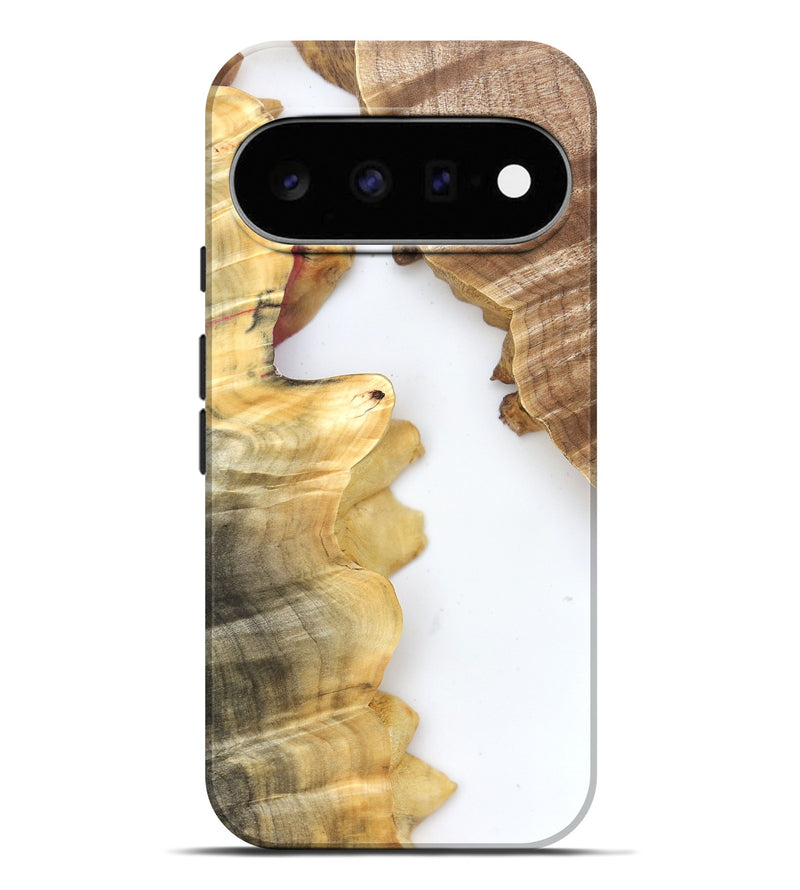Pixel 11 Pro XL Wood Live Edge Phone Case - Haylie (Clear, 831654)