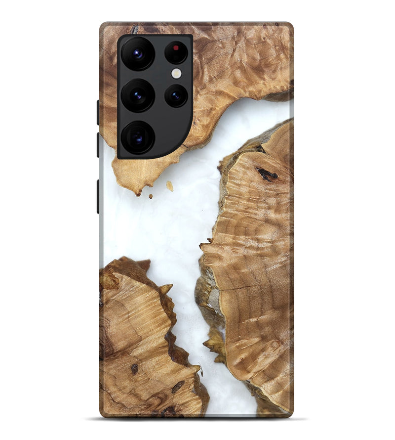 Galaxy S22 Ultra Wood Live Edge Phone Case - Amanda (Clear, 831656)