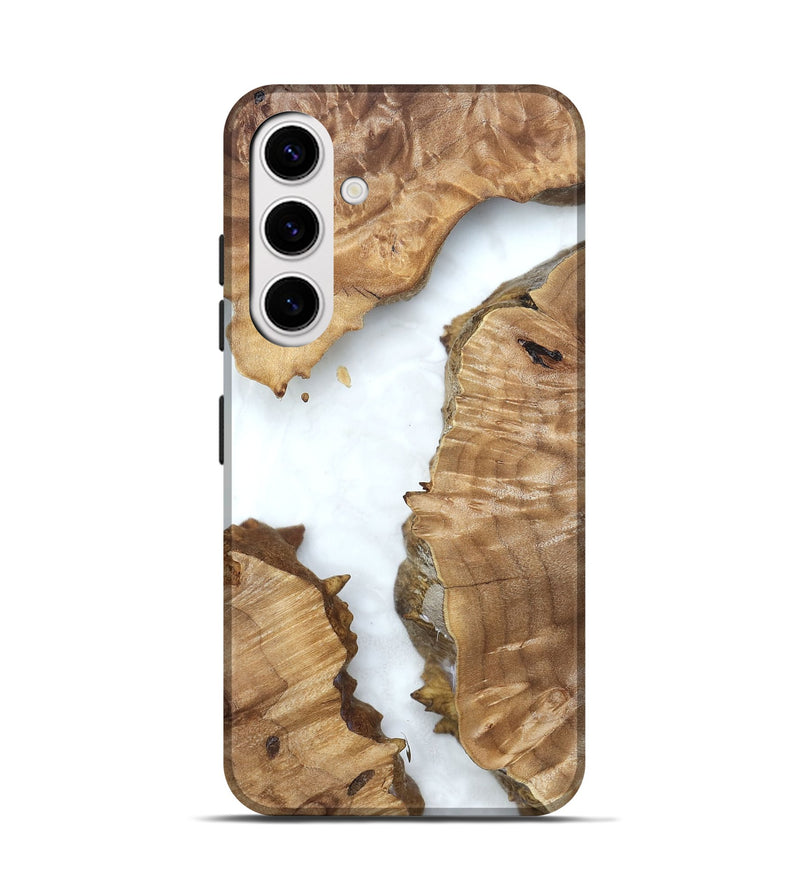 Galaxy S25 Wood Live Edge Phone Case - Amanda (Clear, 831656)
