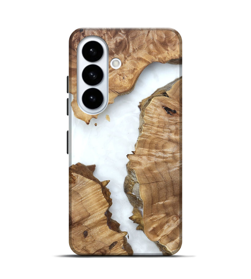 Galaxy S26 Wood Live Edge Phone Case - Amanda (Clear, 831656)