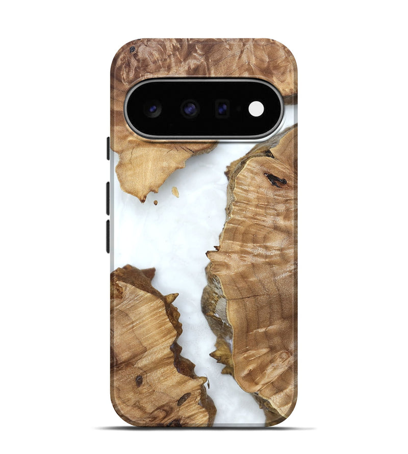 Pixel 11 Pro Wood Live Edge Phone Case - Amanda (Clear, 831656)