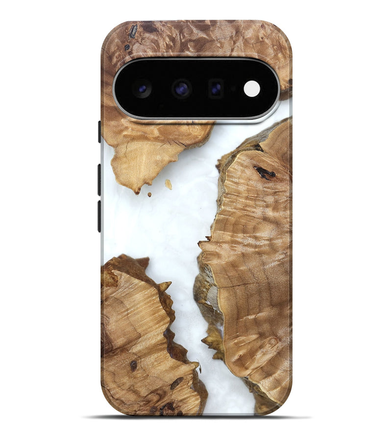 Pixel 11 Pro XL Wood Live Edge Phone Case - Amanda (Clear, 831656)