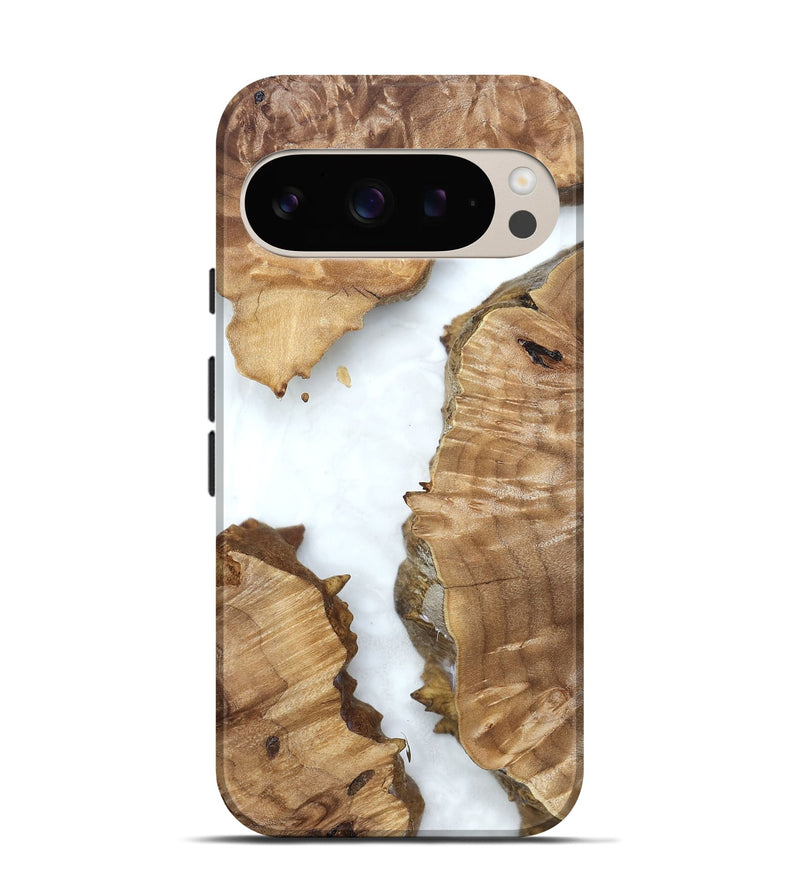 Pixel 9 Pro Wood Live Edge Phone Case - Amanda (Clear, 831656)