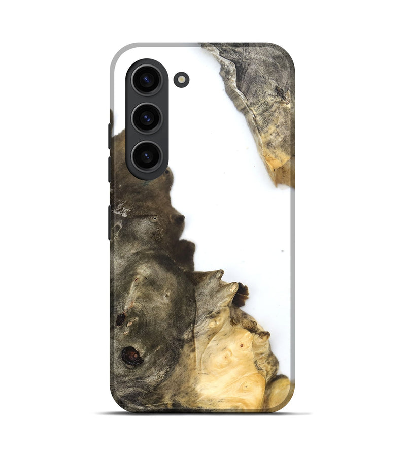 Galaxy S23 Wood Live Edge Phone Case - Averi (Clear, 831657)