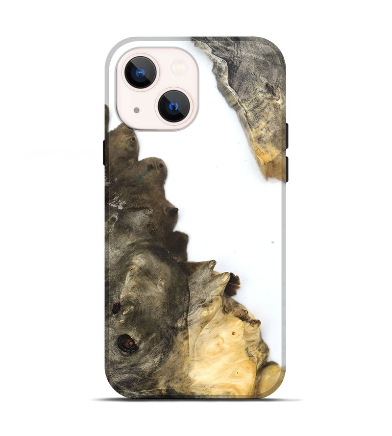iPhone 13 Wood Live Edge Phone Case - Averi (Clear, 831657)