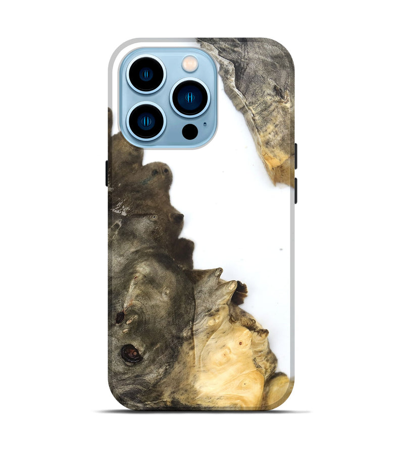 iPhone 14 Pro Wood Live Edge Phone Case - Averi (Clear, 831657)