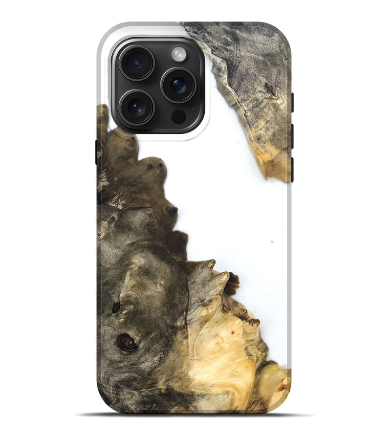 iPhone 16 Pro Max Wood Live Edge Phone Case - Averi (Clear, 831657)