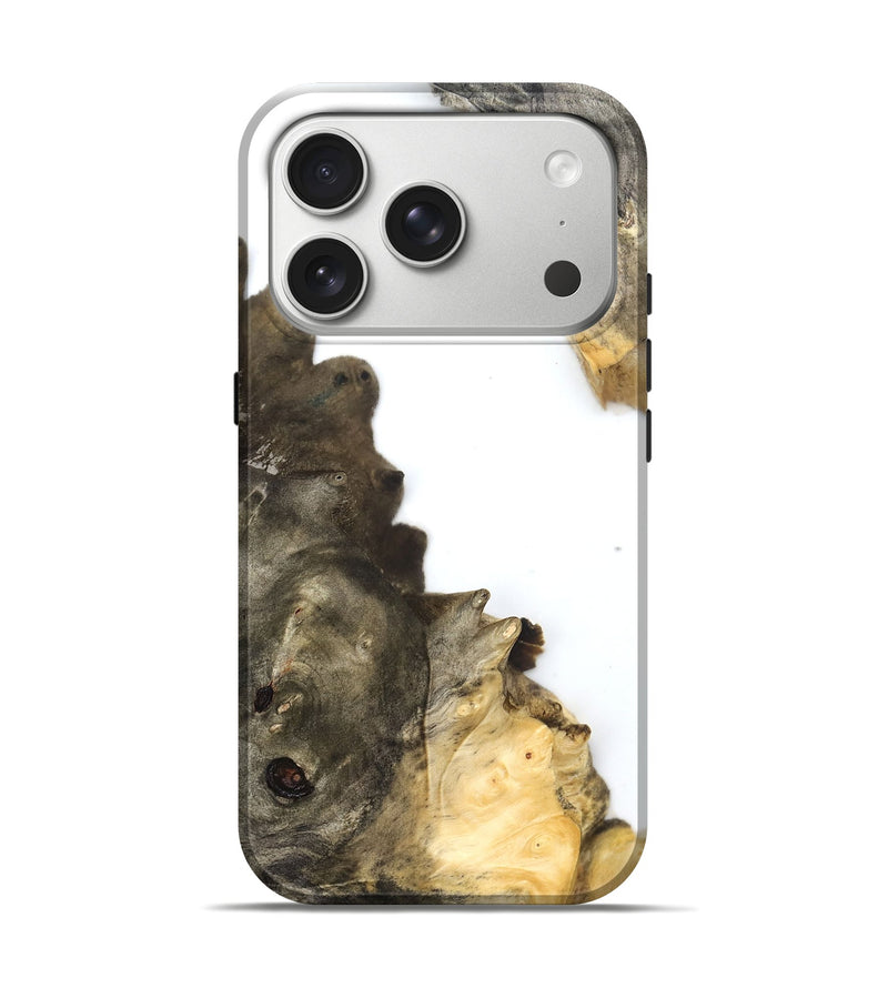 iPhone 17 Pro Wood Live Edge Phone Case - Averi (Clear, 831657)