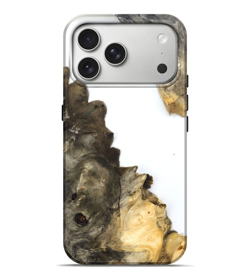 iPhone 17 Pro Max Wood Live Edge Phone Case - Averi (Clear, 831657)