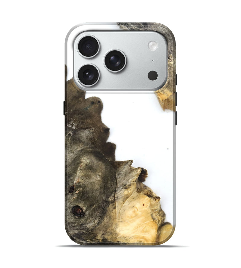iPhone 18 Pro Wood Live Edge Phone Case - Averi (Clear, 831657)