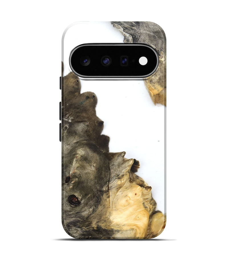 Pixel 11 Pro Wood Live Edge Phone Case - Averi (Clear, 831657)