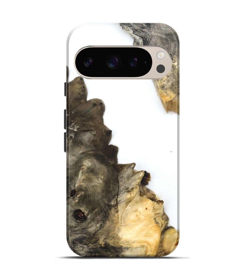 Pixel 9 Pro Wood Live Edge Phone Case - Averi (Clear, 831657)