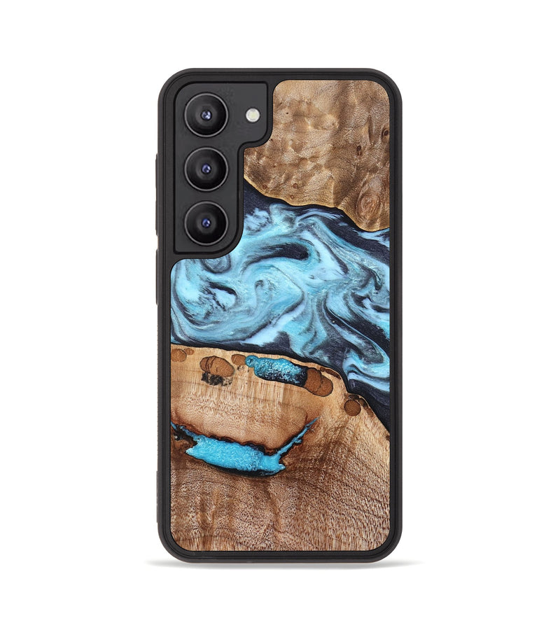 Galaxy S23 Wood Phone Case - Bert (Blue, 831680)