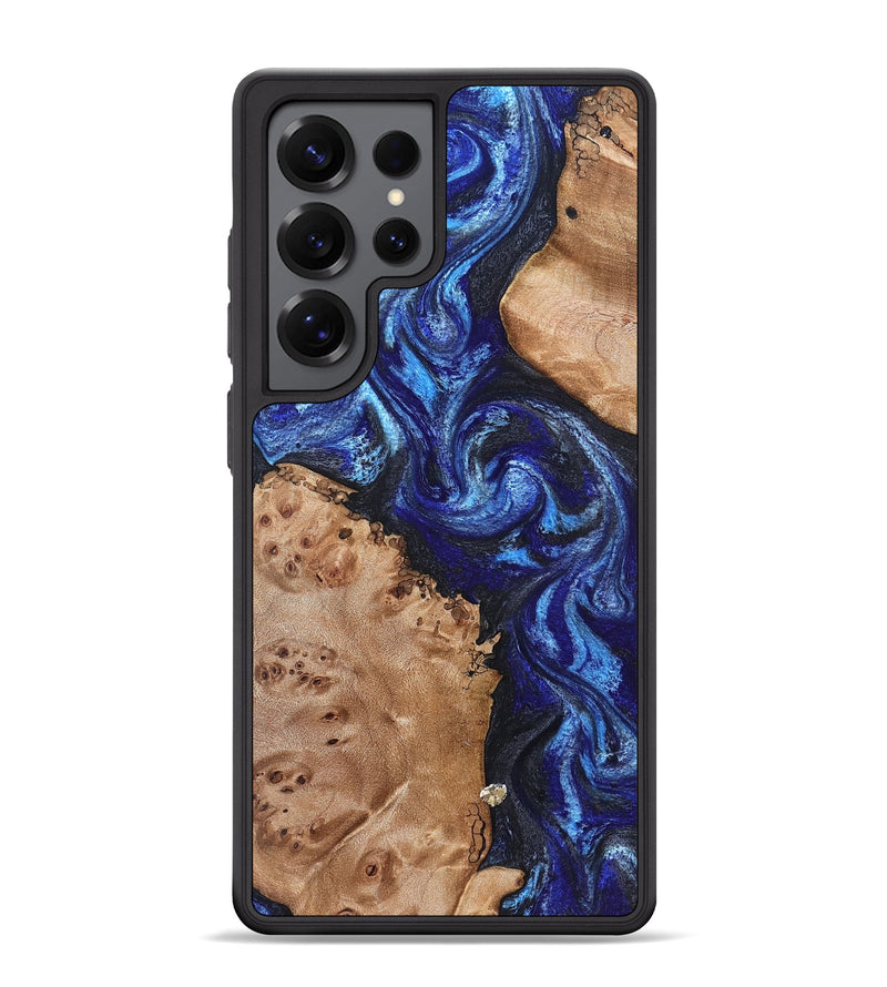 Galaxy S25 Ultra Wood Phone Case - Sanaa (Blue, 831685)