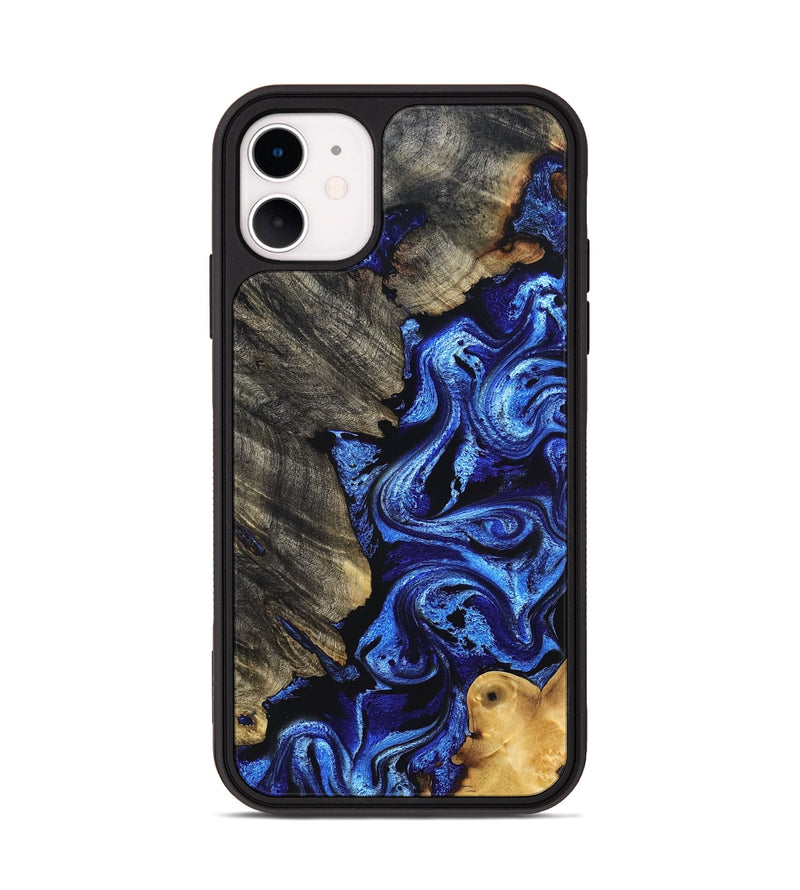 iPhone 11 Wood Phone Case - Dean (Blue, 831692)