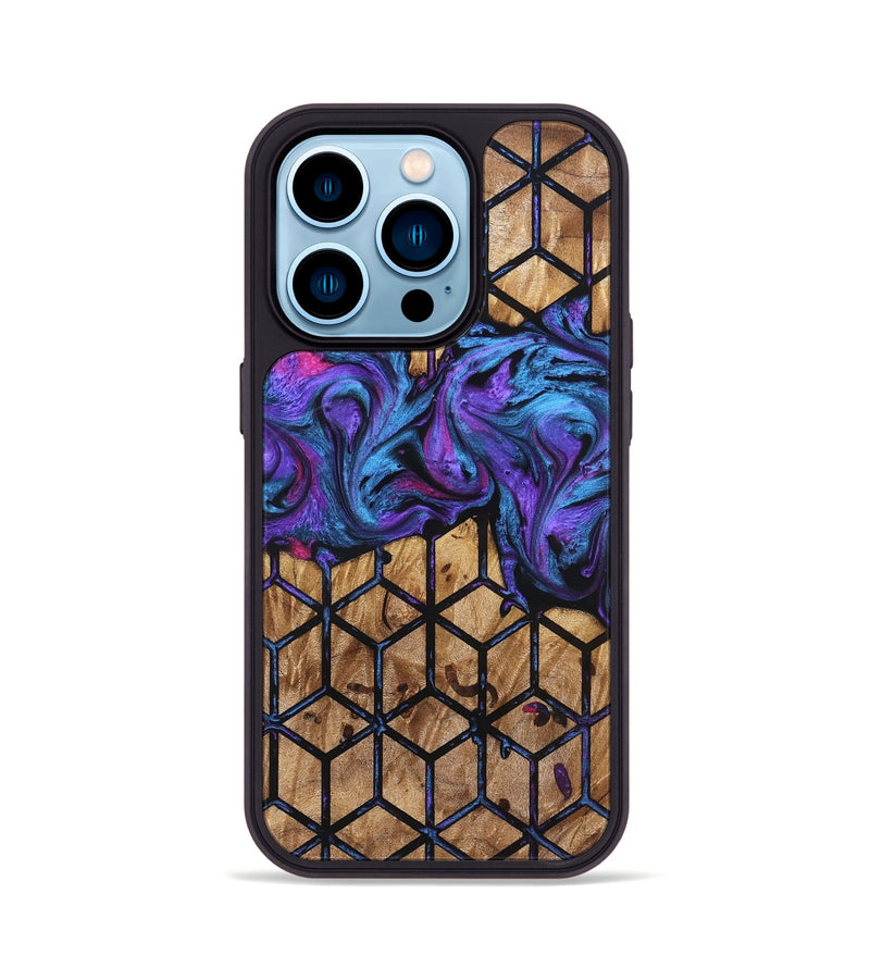 iPhone 14 Pro Wood Phone Case - Harmon (Pattern, 831696)