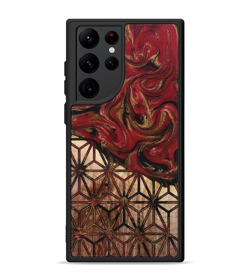Galaxy S22 Ultra Wood Phone Case - Rosario (Pattern, 831697)