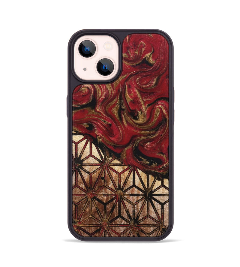 iPhone 14 Wood Phone Case - Rosario (Pattern, 831697)