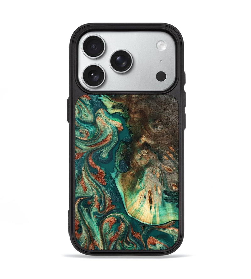 iPhone 18 Pro Wood Phone Case - Marian (Green, 831699)