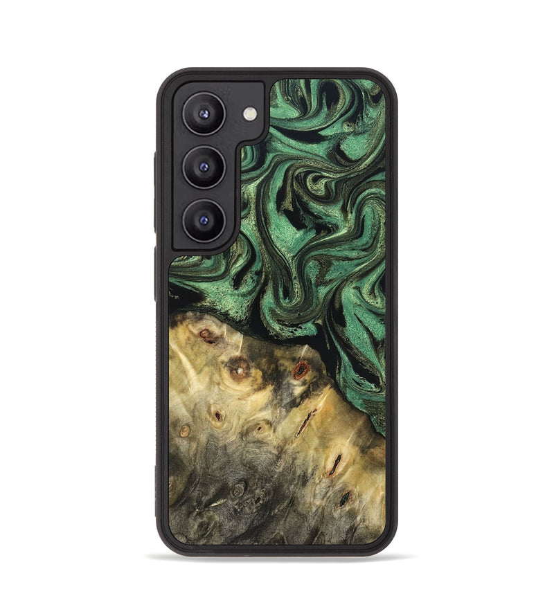 Galaxy S23 Wood Phone Case - Yolanda (Green, 831701)