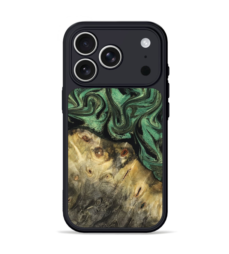 iPhone 17 Pro Wood Phone Case - Yolanda (Green, 831701)