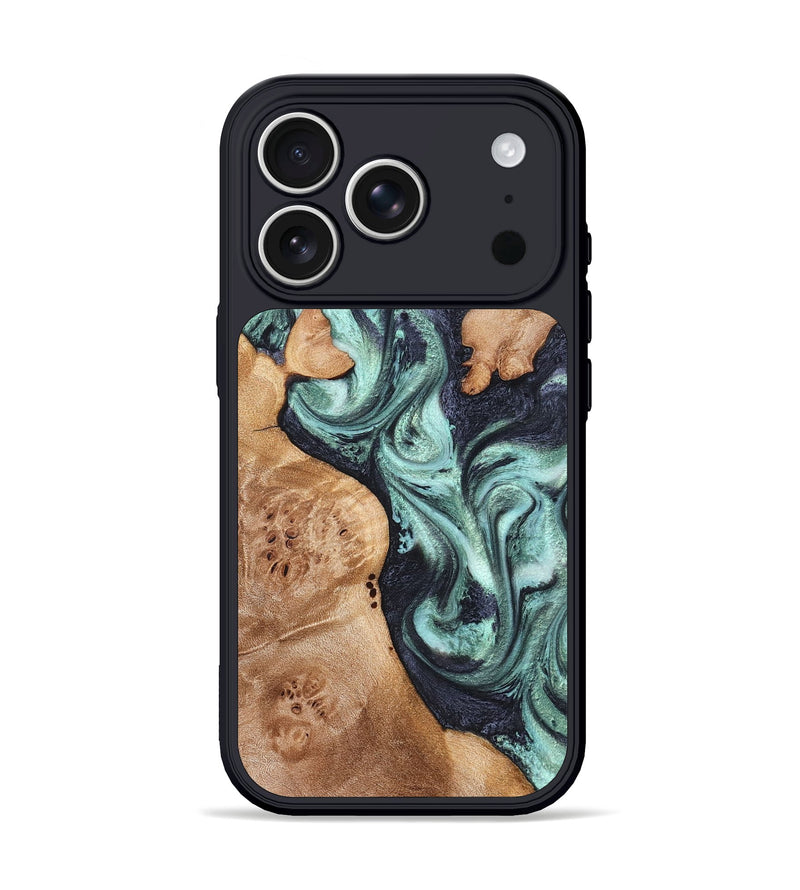 iPhone 17 Pro Wood Phone Case - Pamala (Green, 831703)