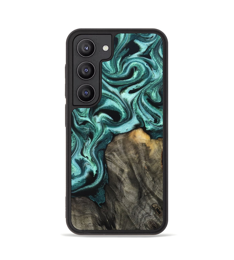 Galaxy S23 Wood Phone Case - Hassan (Green, 831705)