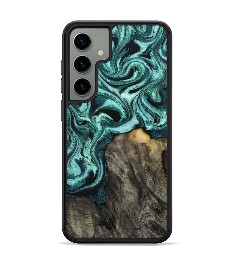 Galaxy S24 Plus Wood Phone Case - Hassan (Green, 831705)
