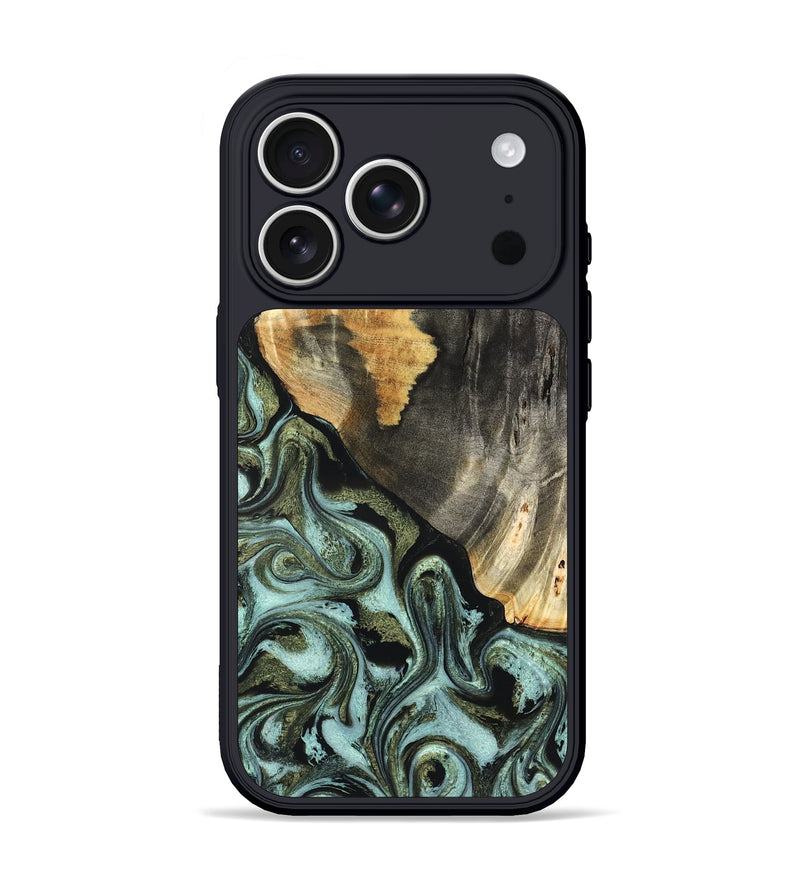 iPhone 17 Pro Wood Phone Case - Gustav (Green, 831706)