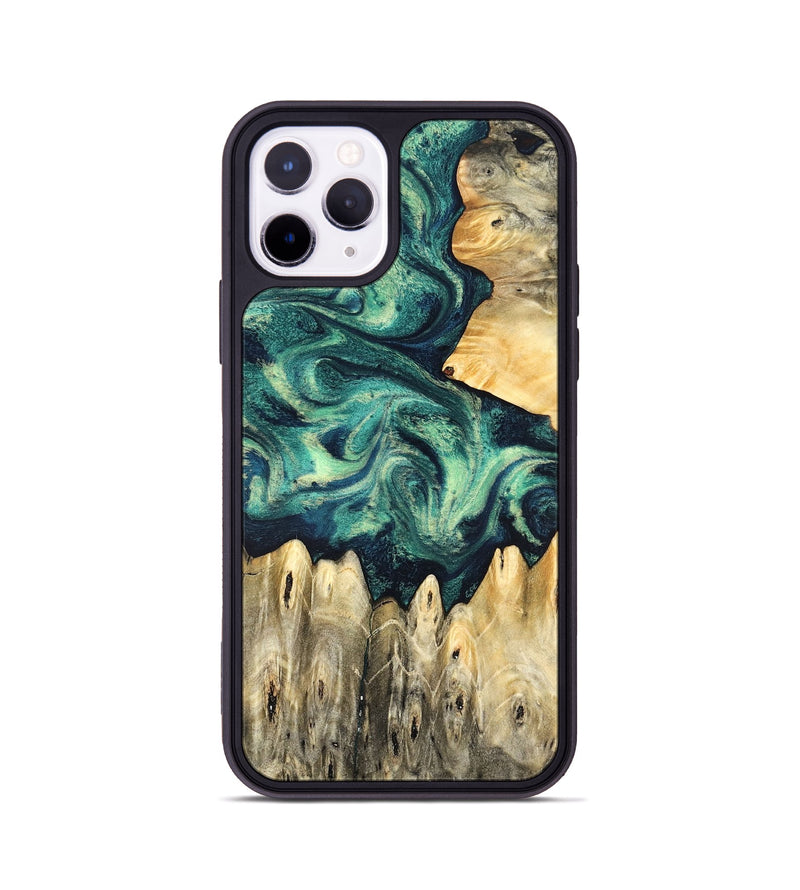 iPhone 11 Pro Wood Phone Case - Otis (Green, 831707)