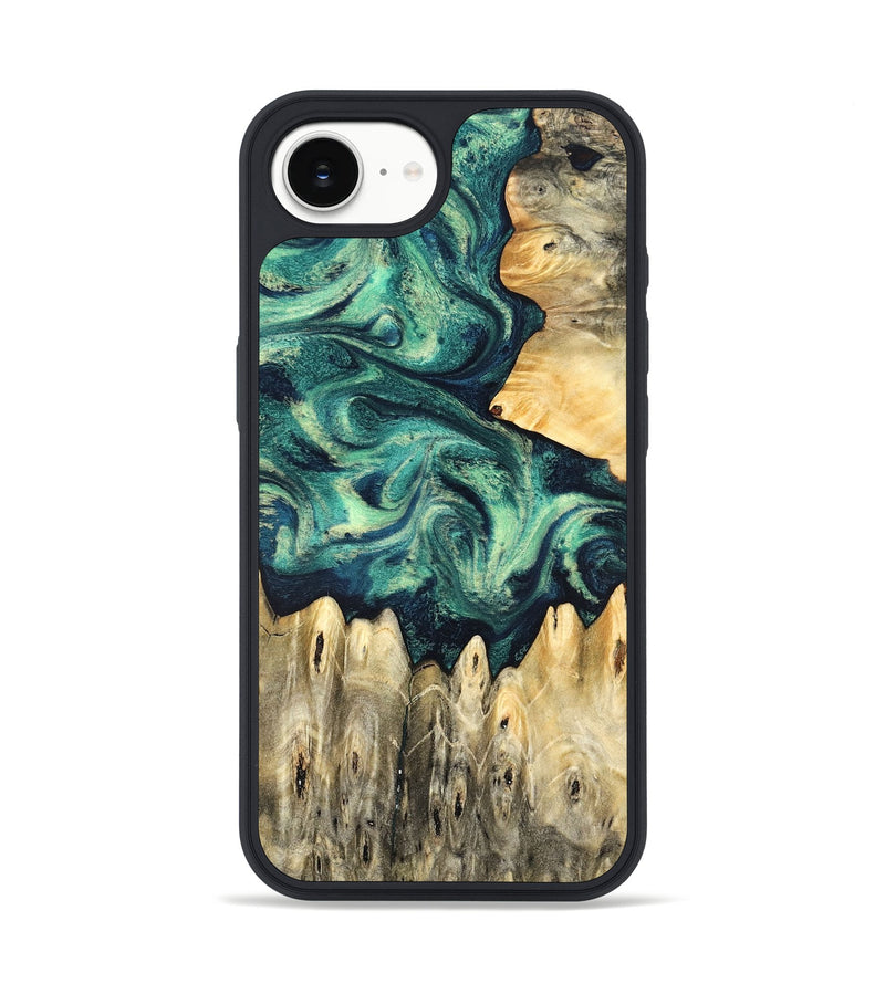 iPhone 16e Wood Phone Case - Otis (Green, 831707)