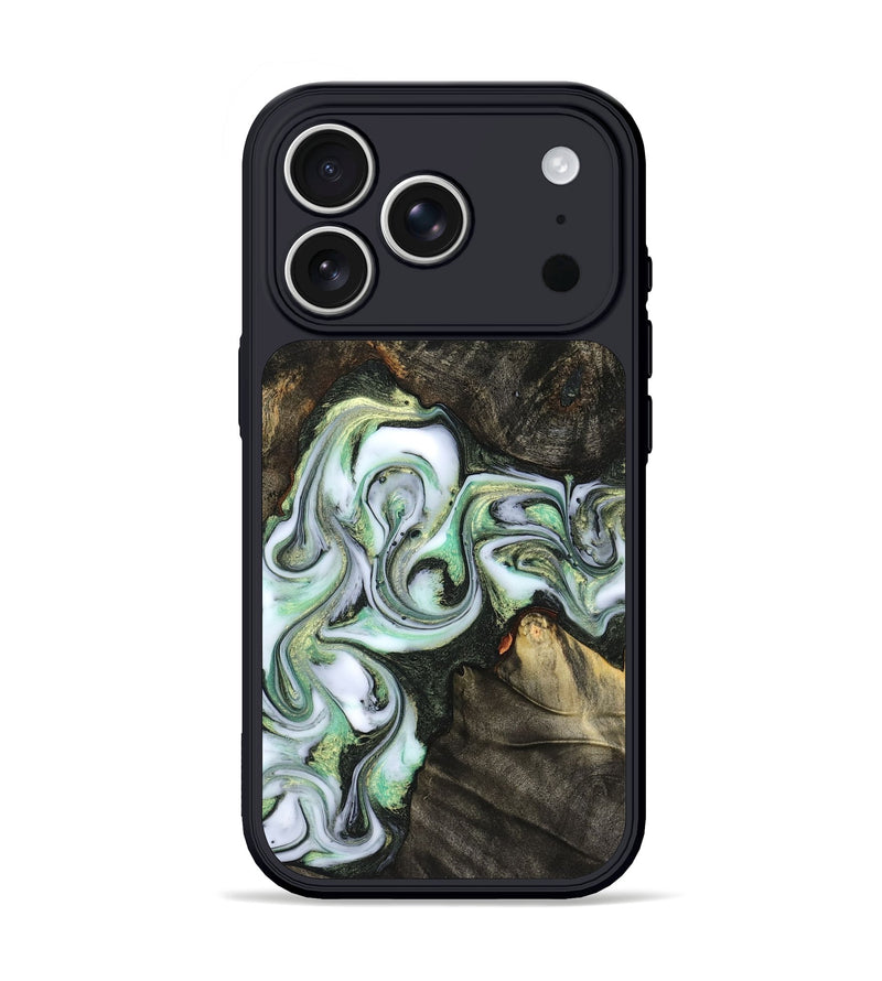 iPhone 17 Pro Wood Phone Case - Cortney (Green, 831709)