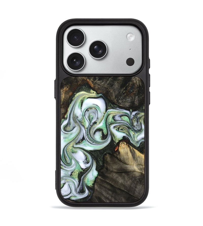 iPhone 18 Pro Wood Phone Case - Cortney (Green, 831709)