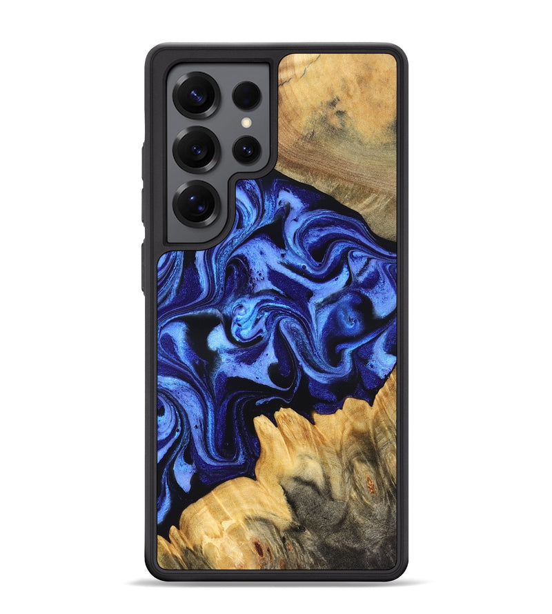 Galaxy S25 Ultra Wood Phone Case - Nat (Blue, 831717)