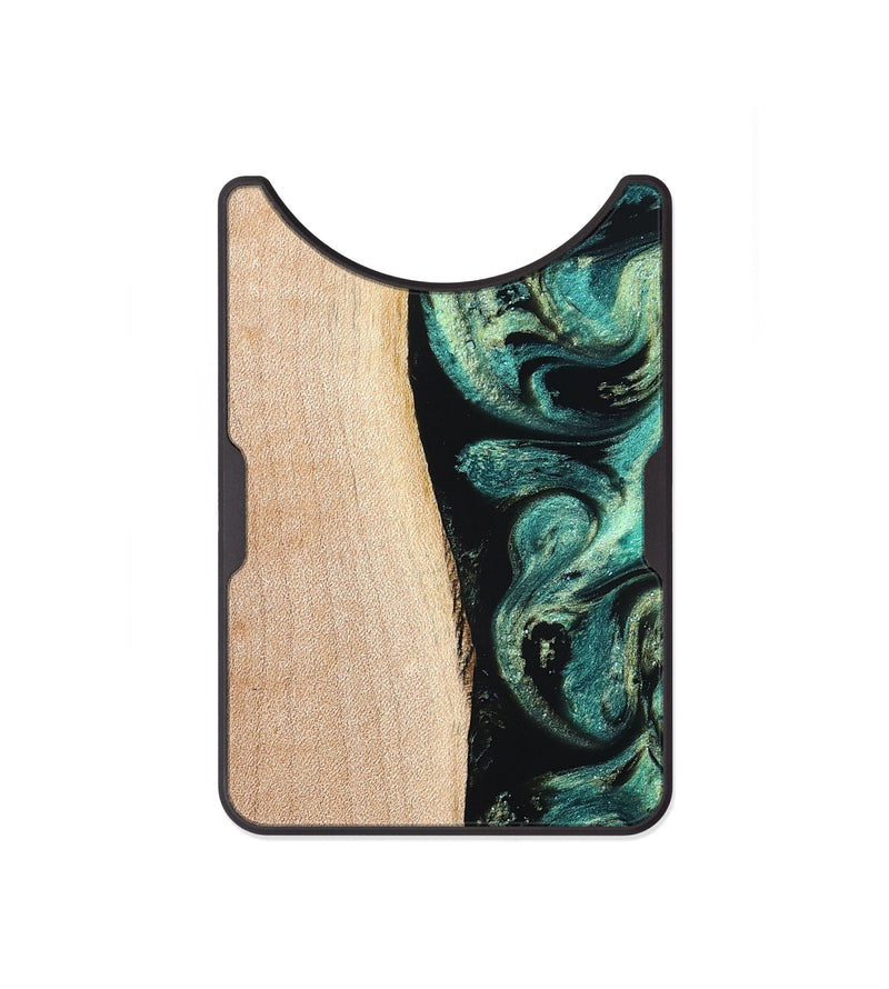 Alloy Wood Wallet - Kianna (Green, 831725)